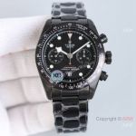 Swiss Grade Tudor Heritage Black Bay 7750 Chronograph Replica Watches All Black Case